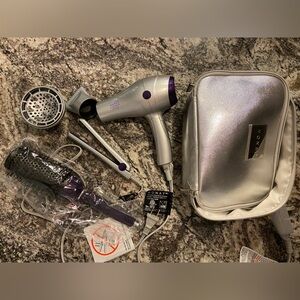 Monat studio one iron & hair dryer‎ travel set